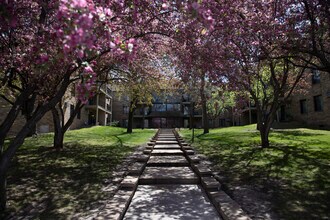 Building Courtyard in Spring - Eagle Ridge