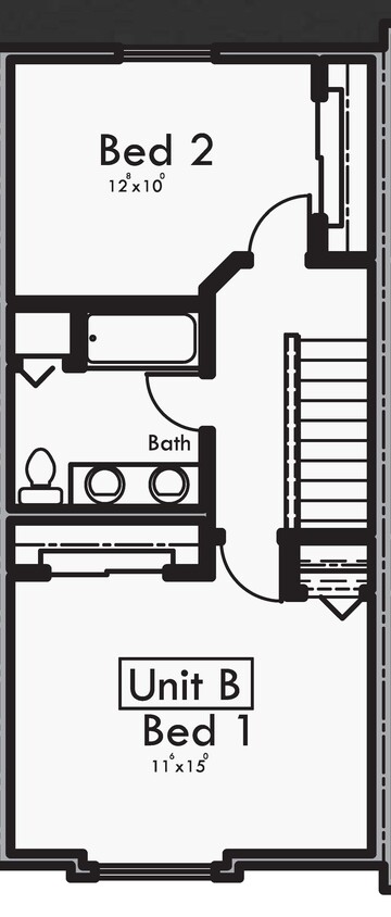 Floor #3 (Bedrooms, Full Bath) - 6213 Parker Rd E