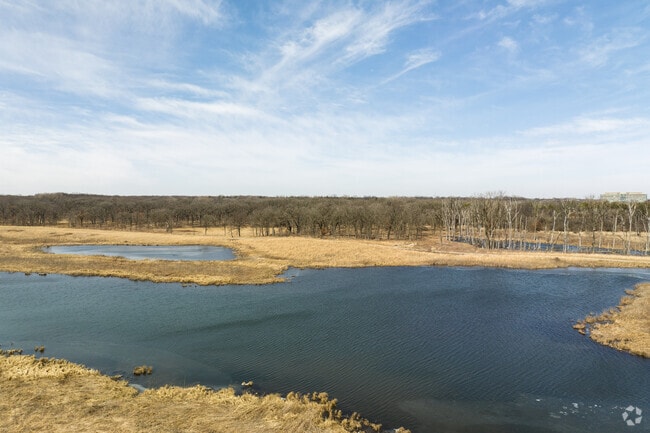 Deer Grove Forest Preserve has a large lake for fishing and kayaking.