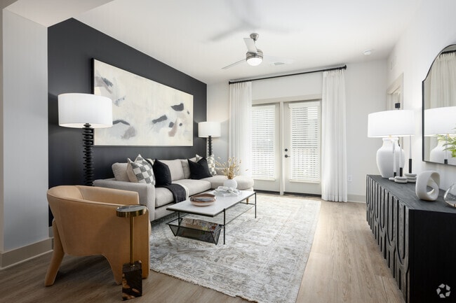 2HAB, 2BA - 1077SF - Sala de estar - The Sutton