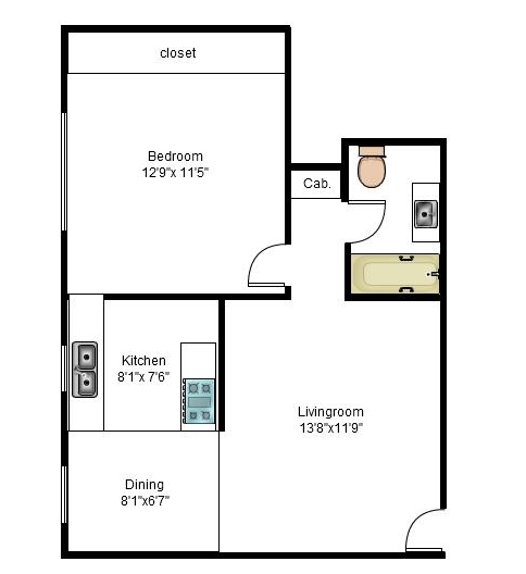 1HAB/1BA - River Road