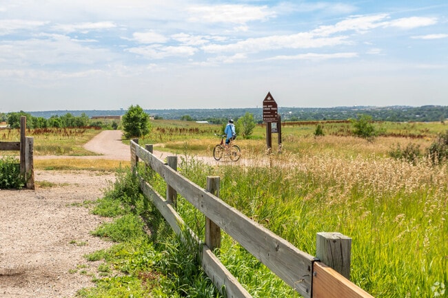 Standley Lake Regional Park's trails make it a cyclists paradise.