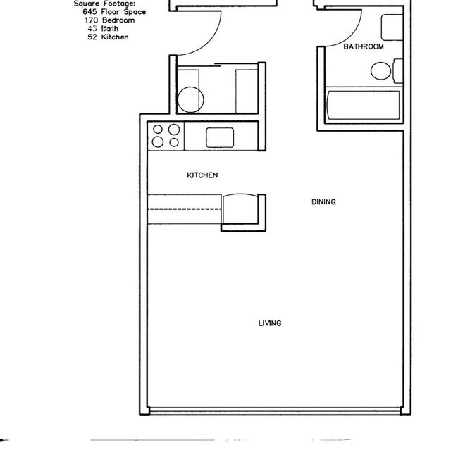 Building Photo - Spacious studio with new laminate flooring