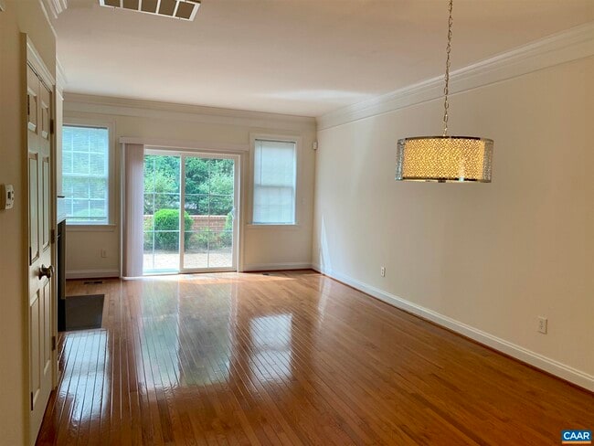 Living room and private patio - 631 Boone Trl