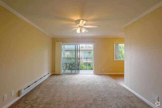 2BR,2BA Living Room - Pamela Drive Apartments