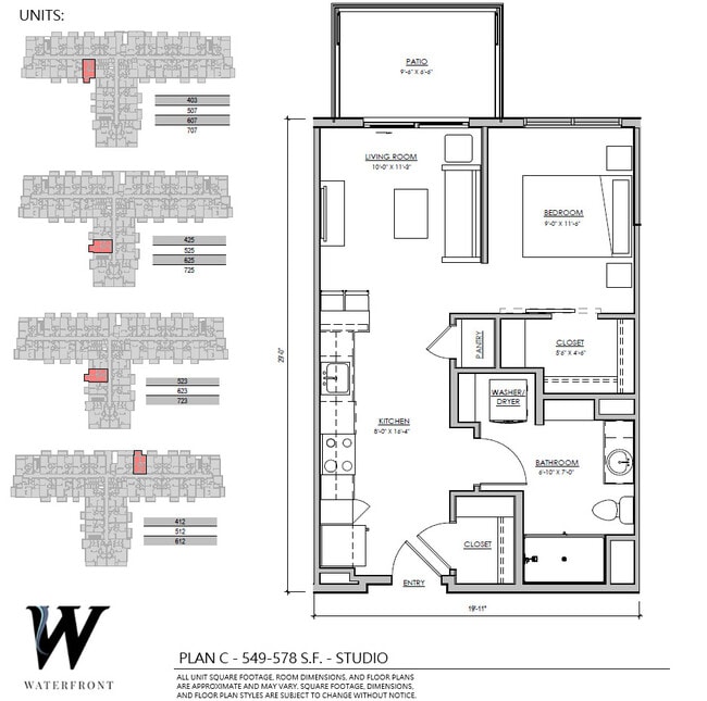 Floorplan - Waterfront at River Place