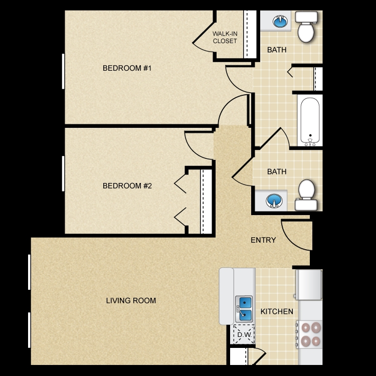 2BR/1.5BA - Villages at Halifax