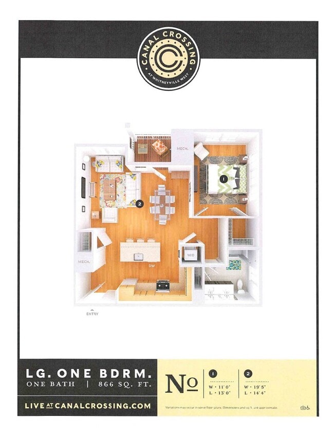 Interior Photo - Canal Crossing at Whitneyville West