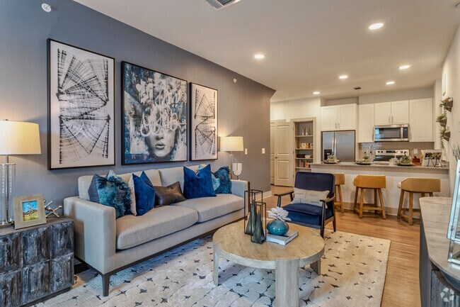 1BR,1BA - 723 SF 1A - Sala de estar - Century Landing