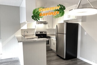 1BD, 1BA - Kitchen - Sycamore Pines Apartments