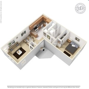 1HAB/1BA - Villas of Sherman