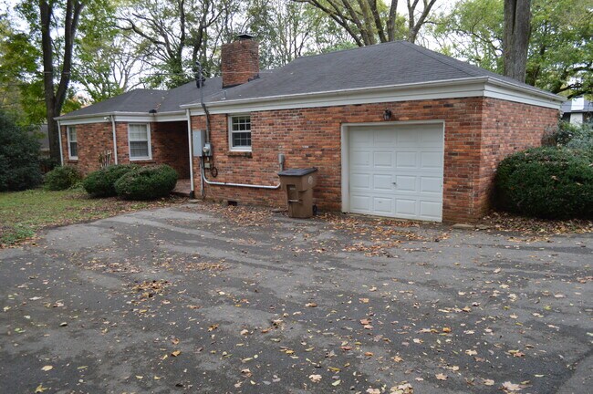back parking lot with garage - 103 Alton Rd
