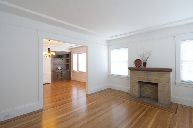 Living room into dining room - 5437 Broadway