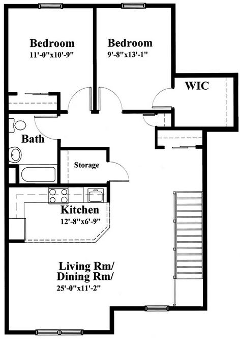 2br/1ba - Horizons at Monticello