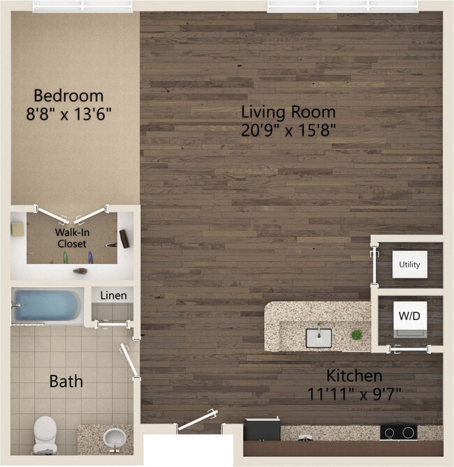 Ayrsley Lofts — foto del plano de planta - Ayrsley Lofts