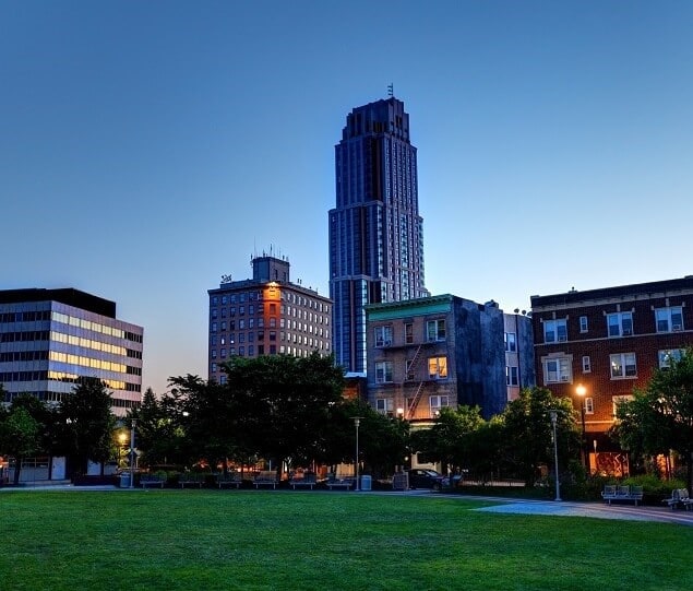 New Rochelle's picturesque skyline