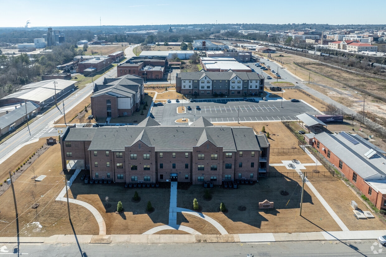 Aerial Photo - Central City Apartments