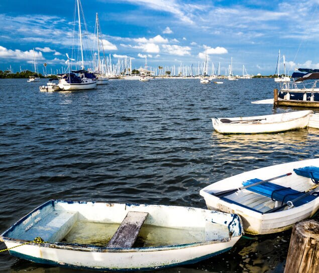 Boats at the Davis Islands Yacht Club