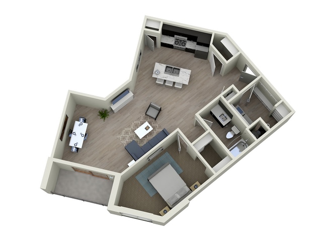 1C floorplan 3D.jpg - Arboretum at Barber Station