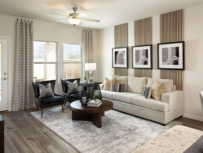 Enjoy the cozy family room after a long day. - 1509 Wind Springs Dr