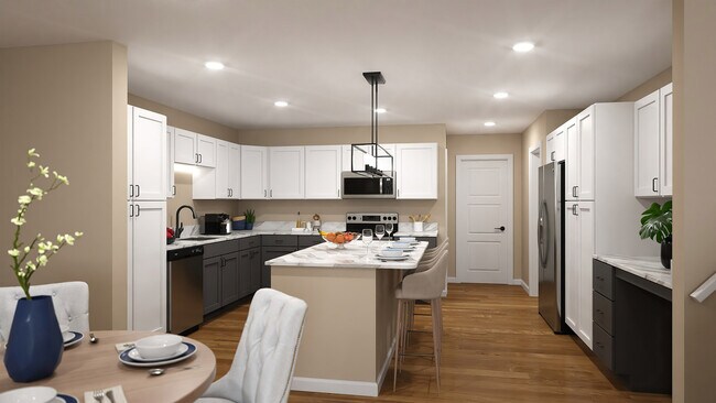 Cocina - Terrapin Run Townhomes