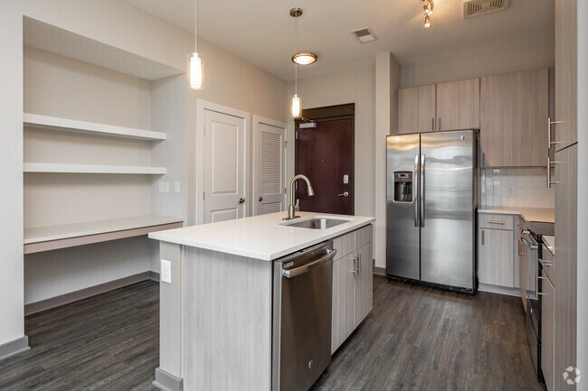 1BR, 1BA - A1 - 704SF - Kitchen - Camden Franklin Park