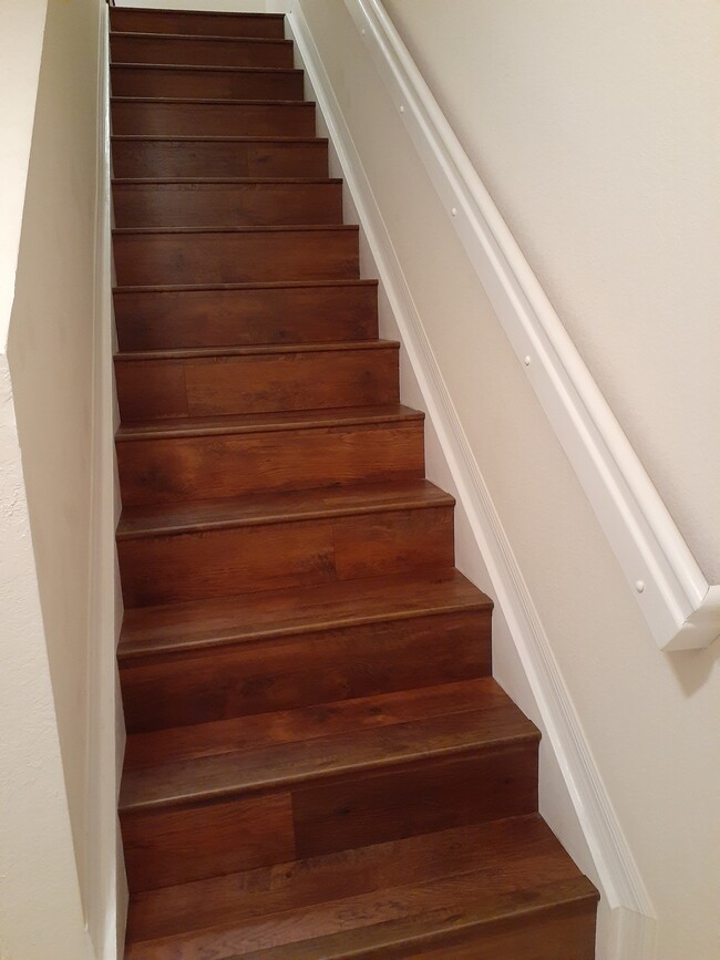 New wood stairs - 16159 Sierra Palms Dr