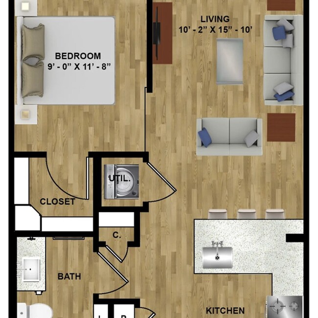 Building Photo - Cozy 2 BR Abode: Modern Living in Austin's...