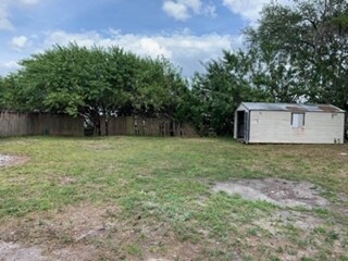 Large back yard with storage shed - 207 67th St NE