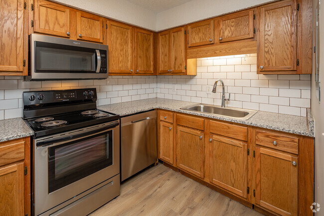 2BR, 1BA - 950SF - Kitchen - Westwood Apartments