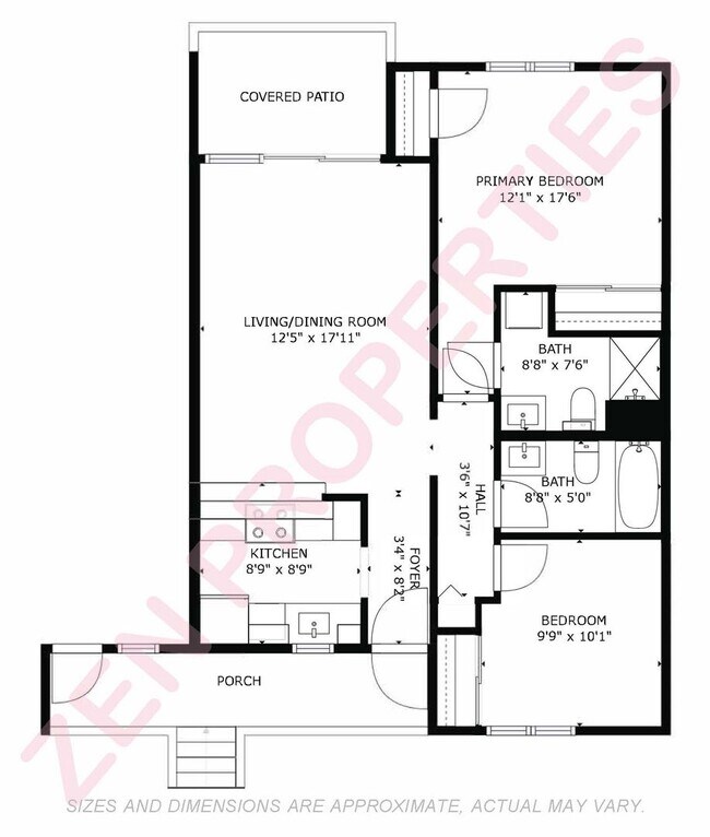 Foto del edificio - a 2 bdrm, 2 bath townhome  with 1 prkg at ...