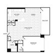 1 Bedroom, 1 Bath 949 SF A10R