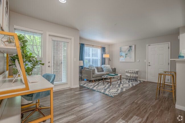 1BR, 1Ba - 659SF Living Room - Arya at Hedges Creek