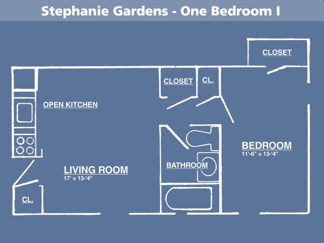 1BR/1BA - Stephanie Gardens