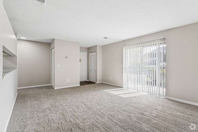 1BR, 1BA - 800SF - Living Room - Quail Ridge Apartments