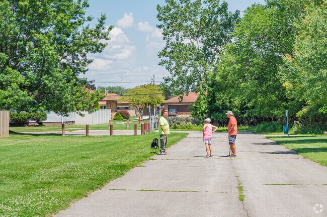 Neighbors often cross paths on one of Brooklyn's paved walking and biking trails.