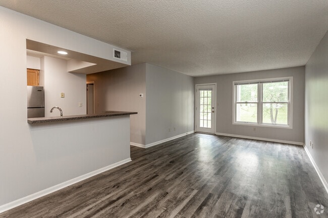 2BR E - Living Room - Wellington Apartments