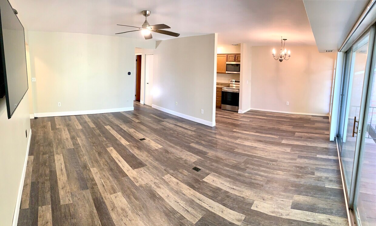 Open living room dining room area - 65 Darlington Rd