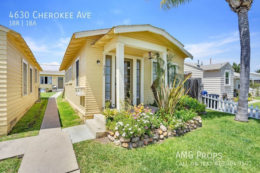 Primary Photo - Cute cottage in Normal Heights available NOW!