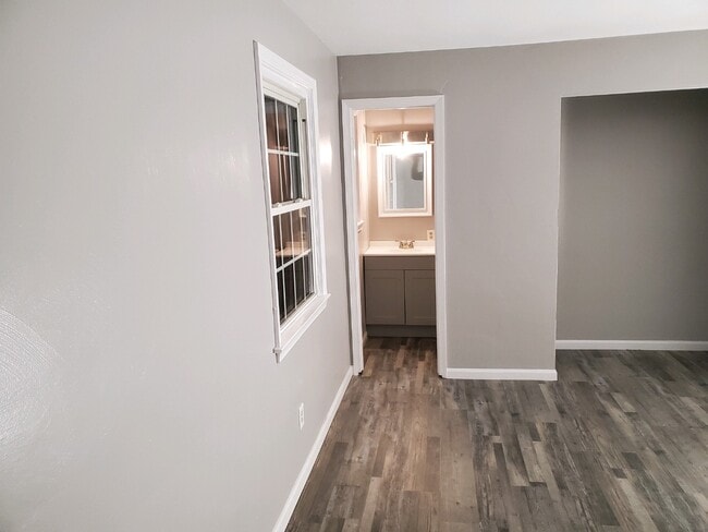 Master Bedroom into master bath. ( Closet storage and doors added but not pictured ) - 315 Maidenblush Dr