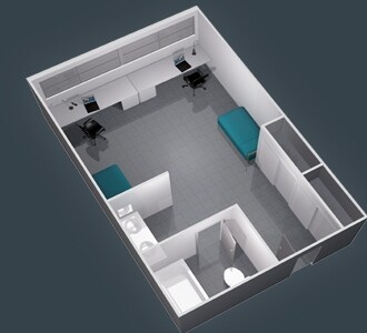 1HAB/1BA - Chisholm Hall Student Housing