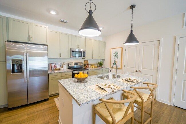 Unidad de cocina/electrodomésticos modelo 2x2 - Classic City Flats | Luxury Apartments