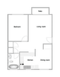 One Bedroom - 1 Bathroom