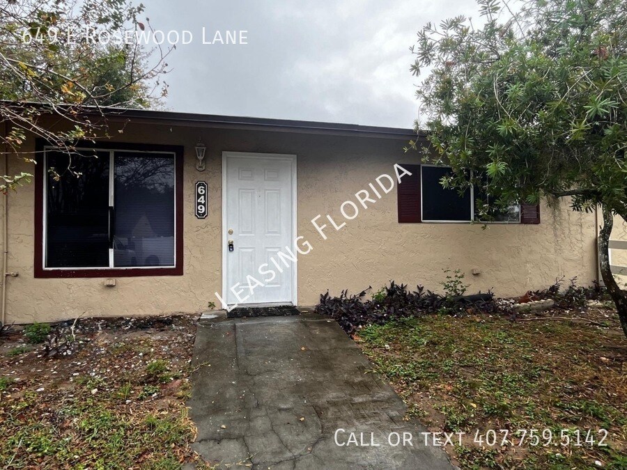 649 E Rosewood Ln, Tavares, FL 32778 Condo for Rent in Tavares, FL