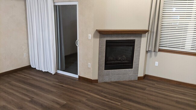 Chimenea en la sala de estar - 4245 Boardwalk Dr