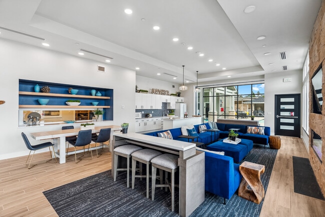 Grand Entertainment Center + Kitchenette - Blue Ridge Apartments