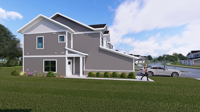 SummitTownhomes_Rendering_SideView_12.13.24 - The Summit at Harvey Townhomes
