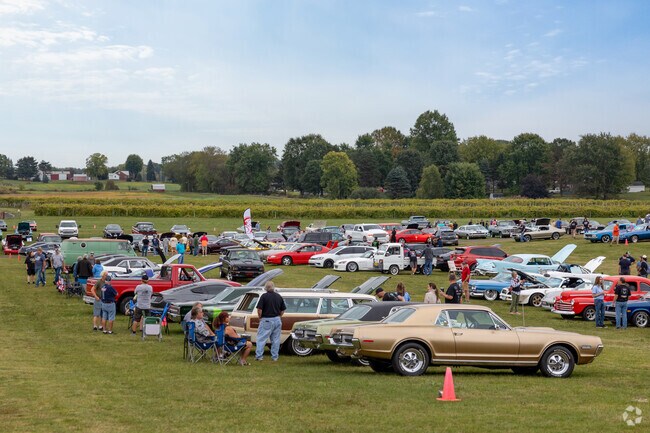 Join us for the meet in the meadow cruise-in, a day filled with classic cars, community camaraderie, and scenic views.