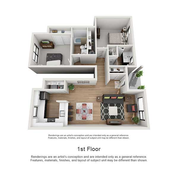 The Tennyson at Crescent Village Rentals Eugene, OR