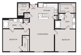 2 Bedroom - 2 Bath